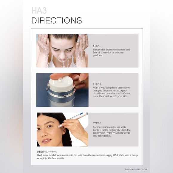 Lorde + Belle HA3 Serum NWT / NIB - Picture 5 of 8
